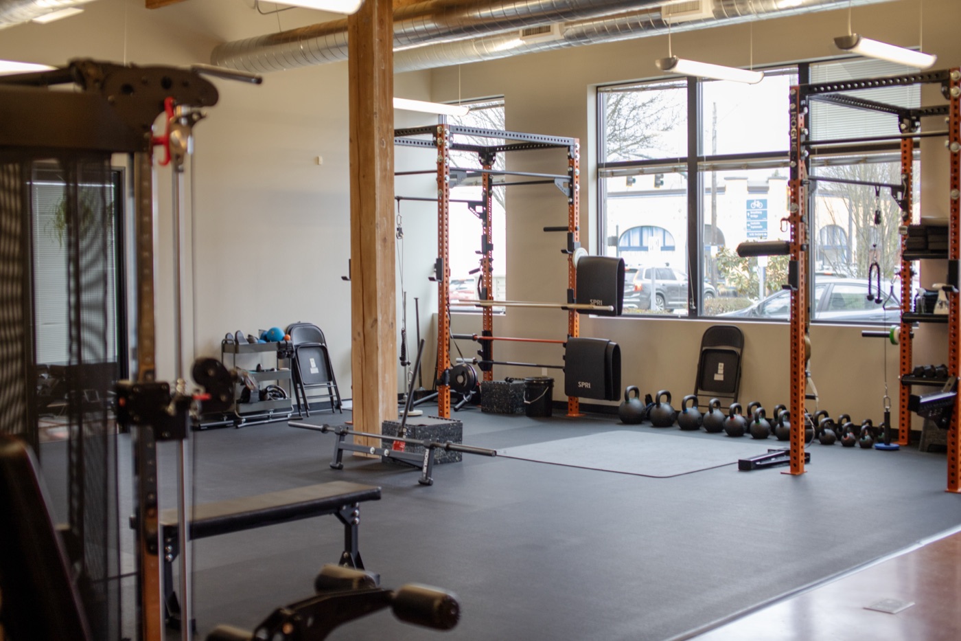 Inside the Move Better Portland clinic at 237 NE Broadway